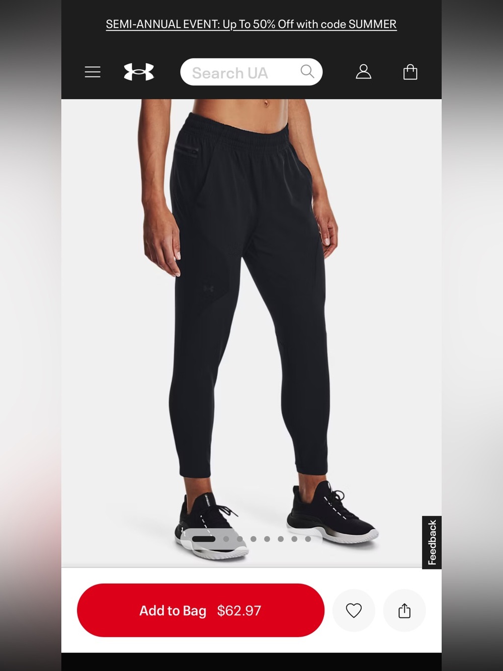 Women’s Under Armour Unstoppable Hybrid Joggers